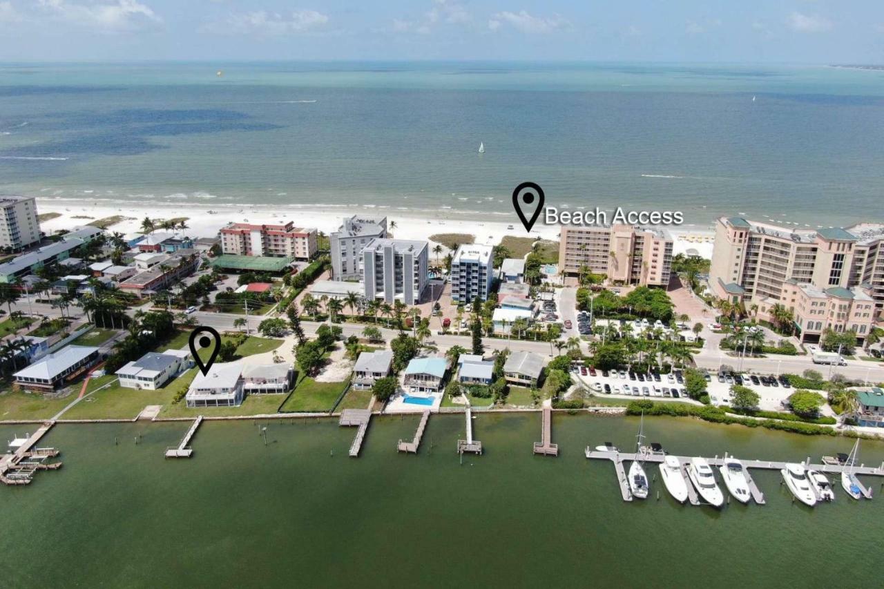 Estero Island Apartment With Boat Dock Fort Myers Beach Exterior photo